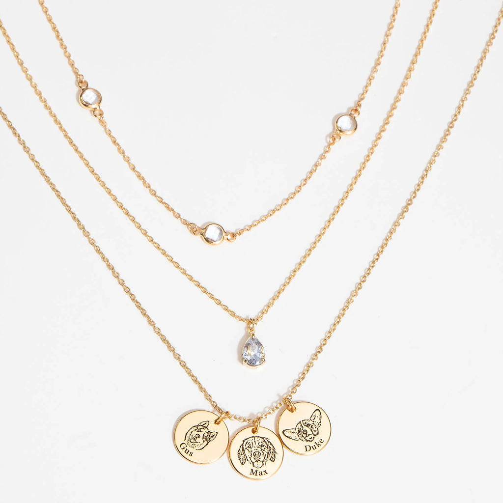 Dainty Necklace Set